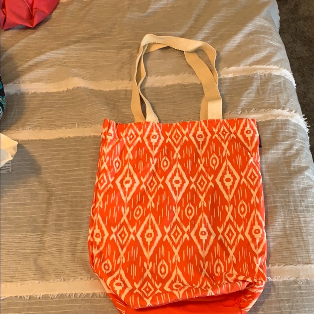 Orange tote
